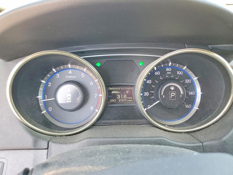2011 Hyundai Sonata VIN 5NPEC4AC6BH162802 COPART salvage auction — REAR END, Nv - Salvage Title, sold $1,450 on 2026-07-15 (photo 9)
