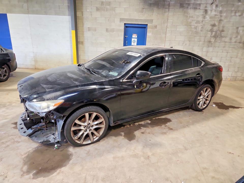 2014 Mazda 6 VIN JM1GJ1W64E1131012 COPART salvage auction — FRONT END, Pa - Certificate Of Salvage, sold $200 on 2026-07-20 (photo 1)