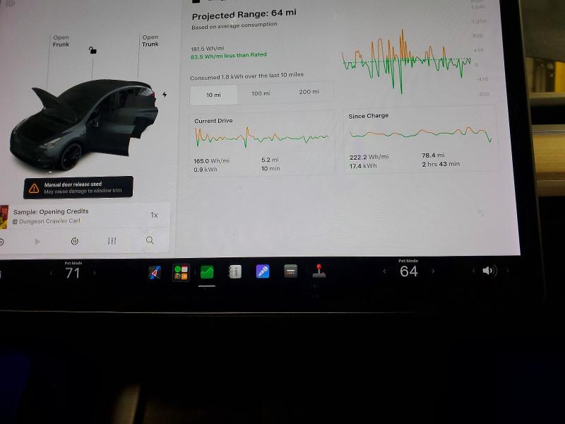 2022 Tesla Model y VIN 7SAYGDEF0NF324743 COPART salvage auction — SIDE, Pa - Certificate Of Salvage, sold $5,900 on 2026-07-21 (photo 9)