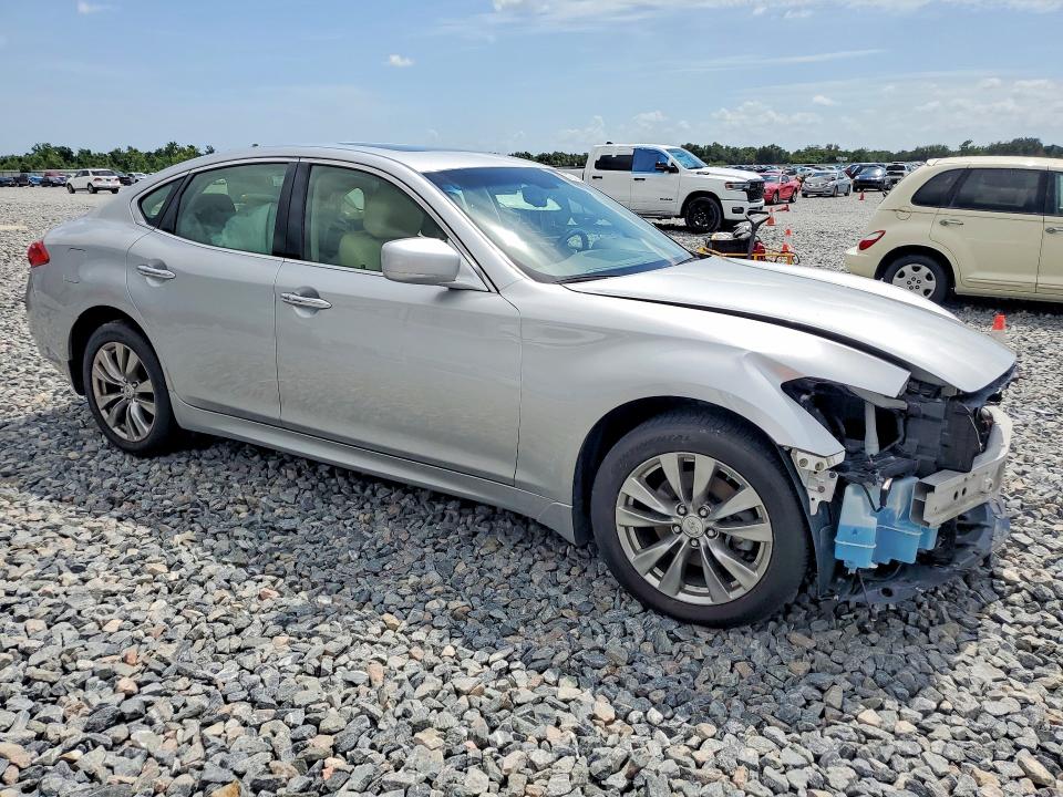 2013 Infiniti M VIN JN1BY1AR9DM601574 COPART salvage auction — FRONT END, Fl - Cert Of Title Slvg Rebuildable, sold $225 on 2026-07-21 (photo 4)