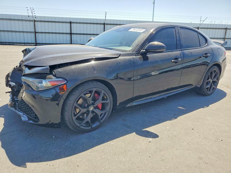 2020 Alfa romeo Giulia VIN ZARFAMAN1L7633892 COPART salvage auction — FRONT END, CA - SALVAGE CERTIFICATE, sold $2,700 on 2026-07-16 (photo 1)