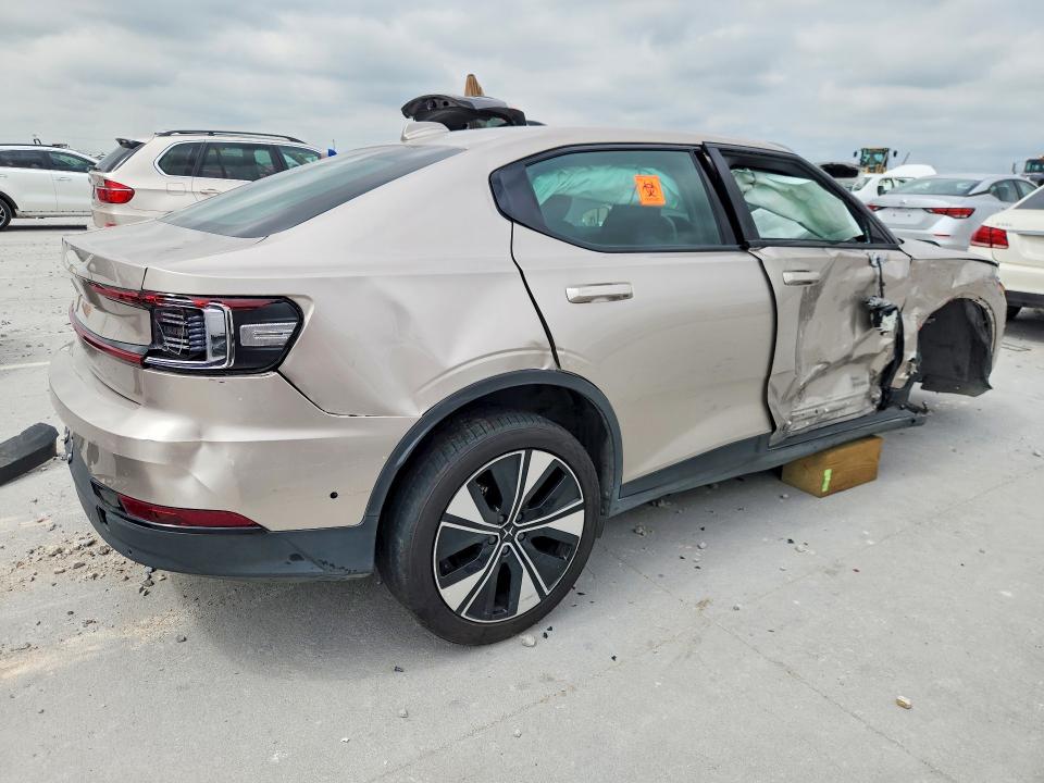 2024 Polestar VIN YSMFE3KA4RL235729 COPART salvage auction — SIDE, Tx - Salvage Vehicle Title, sold $250 on 2026-07-24 (photo 3)