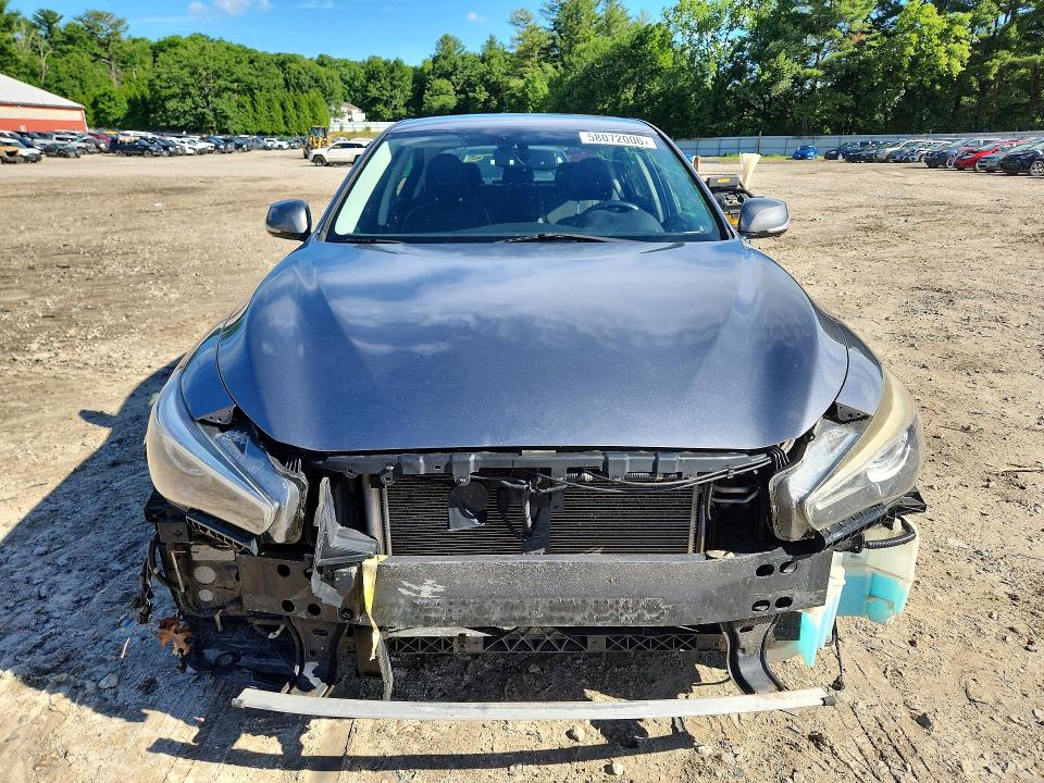 2015 Infiniti VIN JN1BV7AP4FM340528 COPART salvage auction — FRONT END, Ma - Cert Of Title-Reconstrctd Coll, sold $2,900 on 2026-07-16 (photo 5)