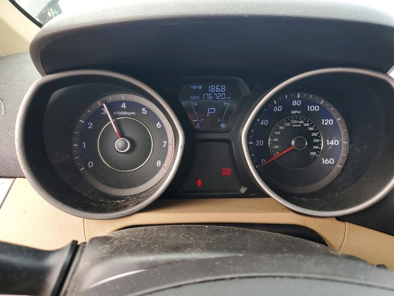 2011 Hyundai Elantra VIN KMHDH4AE3BU085936 COPART salvage auction — FRONT END, Al - Cert Of Title-Salvage Title, sold $450 on 2026-07-09 (photo 9)