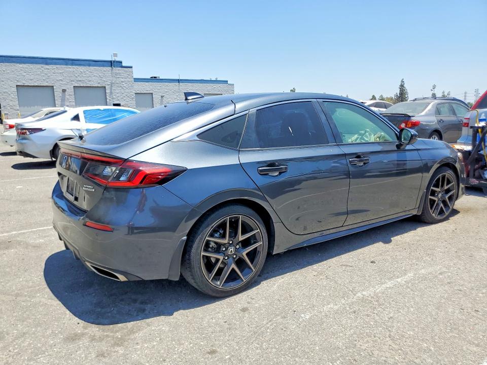 2023 Honda Civic VIN 19XFL1H88PE000296 COPART salvage auction — INTERIOR BURN, Ca - Salvage Certificate, sold $6,400 on 2026-07-02 (photo 3)