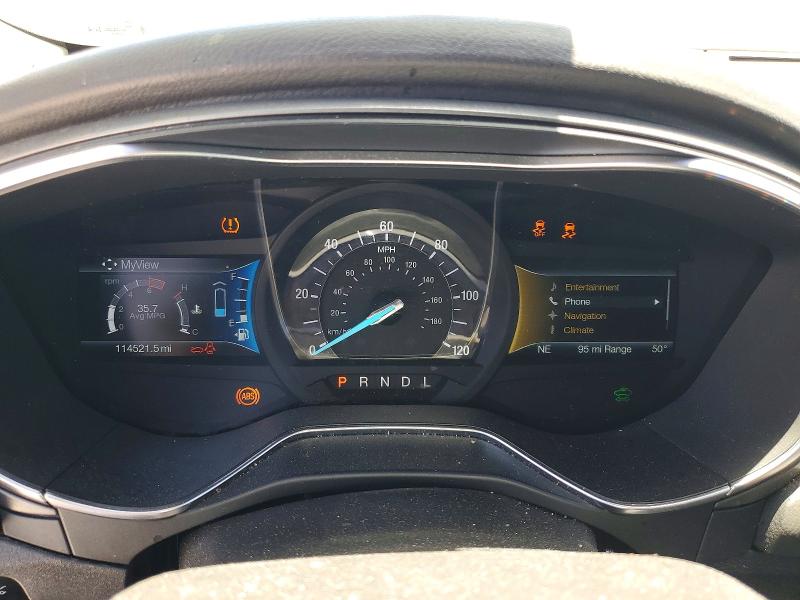 2016 Ford Fusion VIN 3FA6P0SU2GR187280 COPART salvage auction — FRONT END, Salvage Title, sold $1,350 on 2026-07-22 (photo 9)