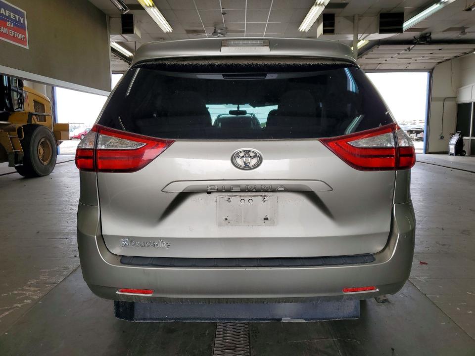 2015 Toyota Sienna VIN 5TDKK3DC8FS627771 COPART salvage auction — FRONT END, Wa - Bill Of Sale, sold $6,600 on 2026-07-31 (photo 6)