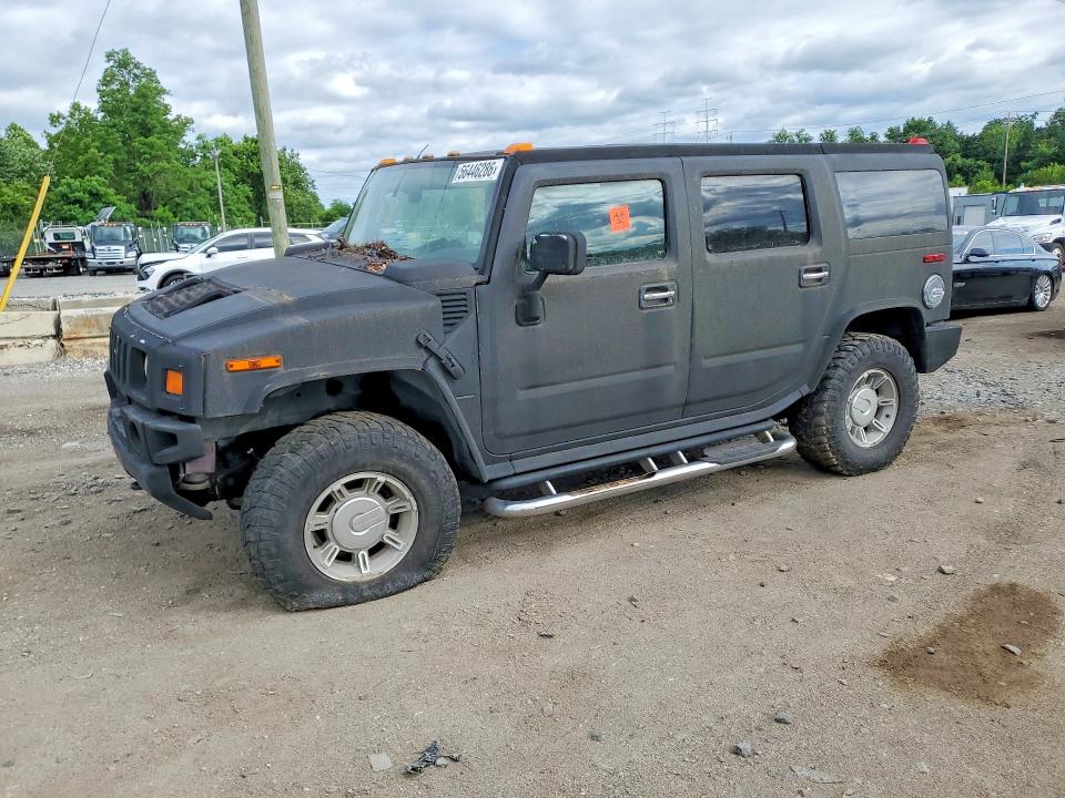2003 Hummer H2 VIN 5GRGN23U53H138681 COPART salvage auction — WATER/FLOOD, Mt - Cert Of Title-Rebuilt Salvage, sold $1,100 on 2026-07-02 (photo 1)