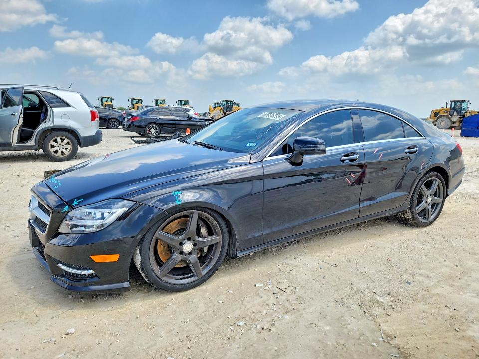 2014 Mercedes-benz VIN WDDLJ7DB2EA122851 COPART salvage auction — UNDERCARRIAGE, Tx - Salvage Vehicle Title, sold $350 on 2026-07-30 (photo 1)