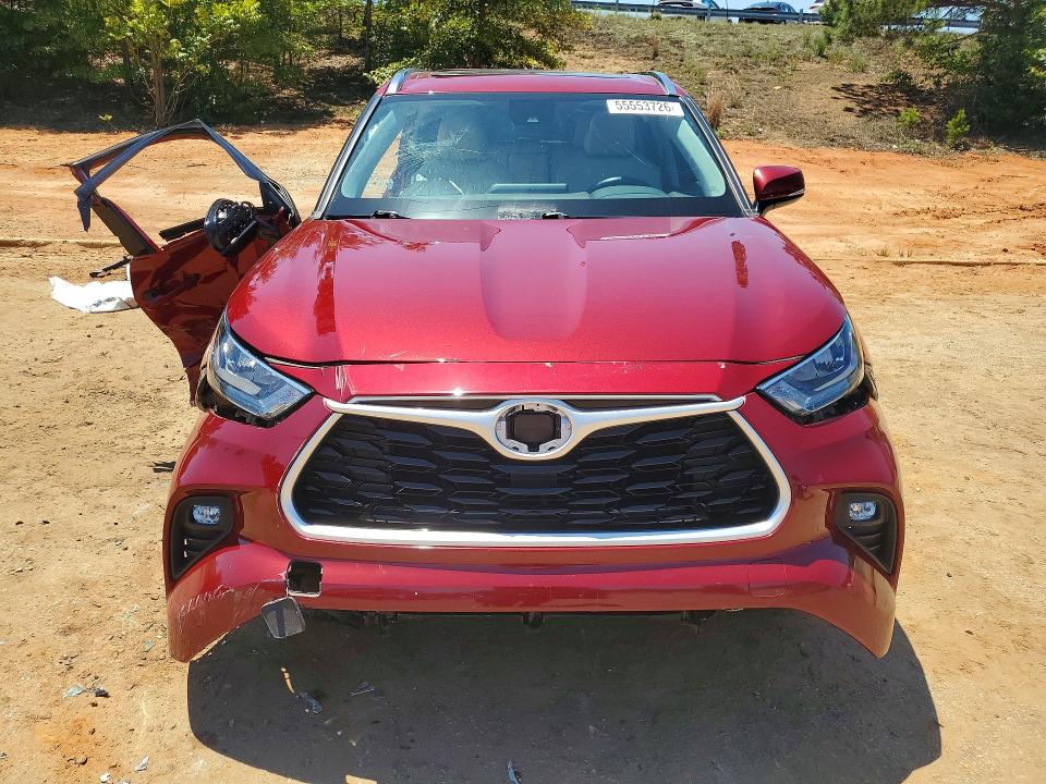2020 Toyota Highlander VIN 5TDGZRAH2LS001908 COPART salvage auction — SIDE, Sc - Cert Of Title-Salvage, sold $8,300 on 2026-08-21 (photo 5)