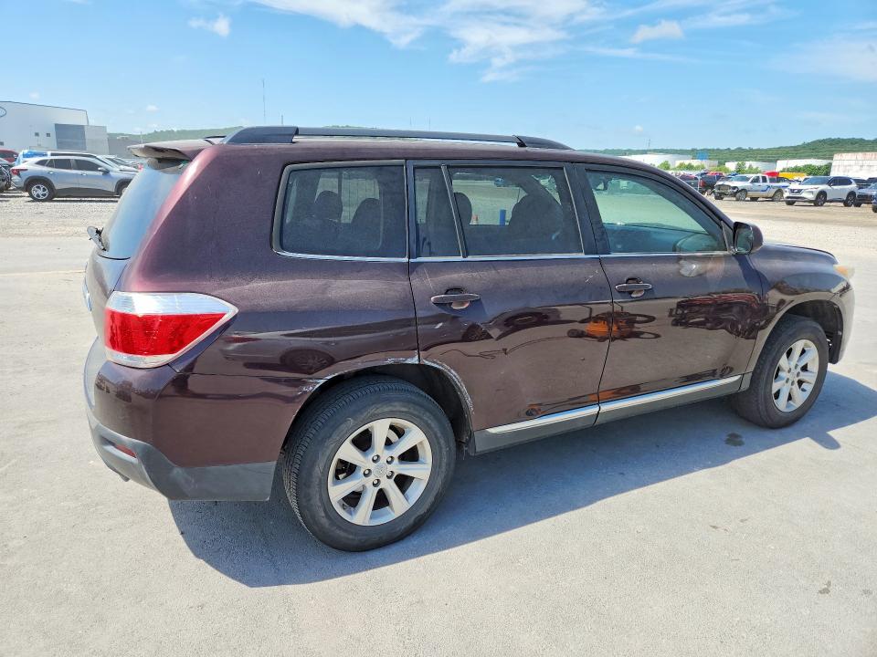 2011 Toyota Highlander VIN 5TDZK3EH7BS036463 COPART salvage auction — MECHANICAL, OK - CERTIFICATE OF TITLE (P), sold $5,200 on 2026-07-29 (photo 3)