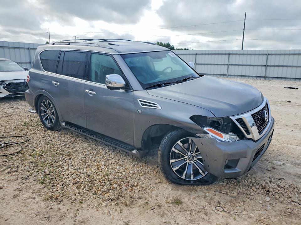 2017 Nissan Armada VIN JN8AY2ND5H9004450 COPART salvage auction — FRONT END, Tx - Certificate Of Title, sold $1,150 on 2026-07-07 (photo 4)