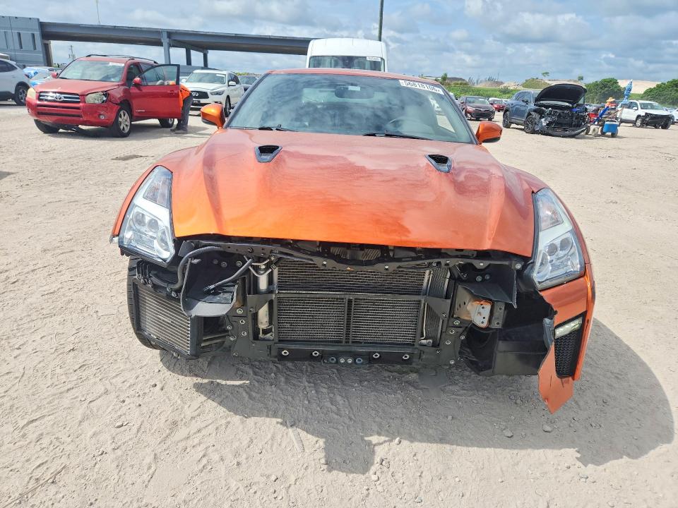 2018 Nissan Gt-r VIN JN1AR5EFXJM710234 COPART salvage auction — FRONT END, Fl - Cert Of Title Slvg Rebuildable, sold $70,000 on 2026-07-16 (photo 5)