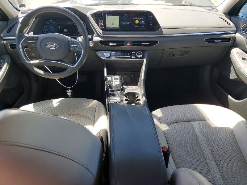 2021 Hyundai Sonata VIN 5NPEH4J20MH080060 COPART salvage auction — REAR END, Ca - Salvage Certificate, sold $8,100 on 2026-07-07 (photo 8)