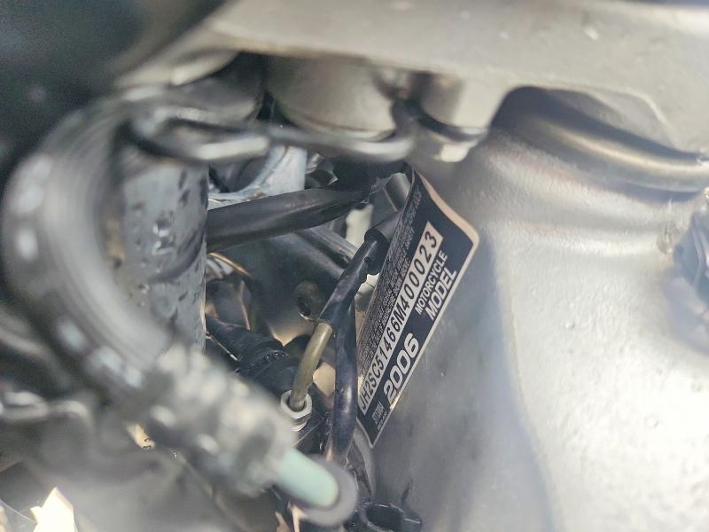 2006 Honda St1300 VIN JH2SC51466M400023 COPART salvage auction — WATER/FLOOD, Tx - Salvage Title-Flood Damage, sold $1,000 on 2026-07-23 (photo 9)