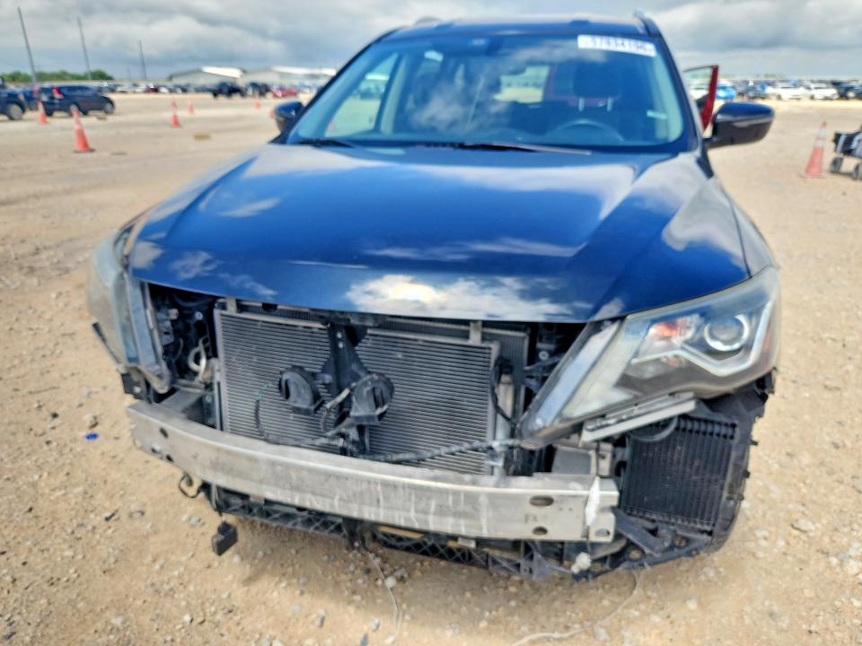2019 Nissan Pathfinder VIN 5N1DR2MN9KC593007 COPART salvage auction — FRONT END, TX - SALVAGE VEHICLE TITLE, sold $2,600 on 2026-07-02 (photo 5)