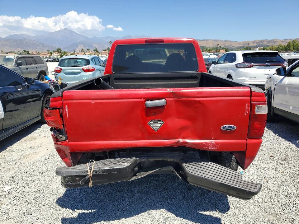 2001 Ford Ranger VIN 1FTYR14D31PB74813 COPART salvage auction — REAR END, Ca - Salvage Certificate, sold $1,600 on 2026-07-08 (photo 6)