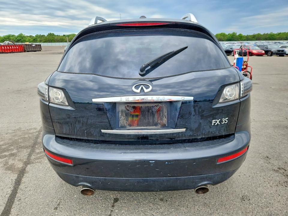 2007 Infiniti Fx VIN JNRAS08W67X209090 COPART salvage auction — FRONT END, Ny - Mv-907A Salvage Certificate, sold $400 on 2026-07-13 (photo 6)