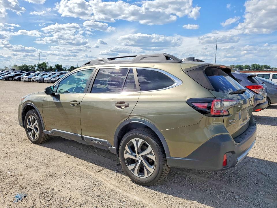 2021 Subaru Outback VIN 4S4BTGND3M3119343 COPART salvage auction — HAIL, Ia - Cert Of Title-Salvage Title, sold $8,900 on 2026-08-26 (photo 2)