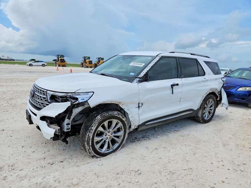 2021 Ford Explorer VIN 1FMSK7FHXMGB16291 COPART salvage auction — SIDE, Tx - Salvage Vehicle Title, sold $6,300 on 2026-07-02 (photo 1)