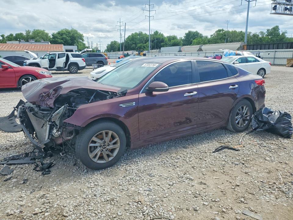 2020 Kia Optima VIN 5XXGT4L35LG382712 COPART salvage auction — FRONT END, Oh - Cert Of Title-Salvage, sold $875 on 2026-07-07 (photo 1)