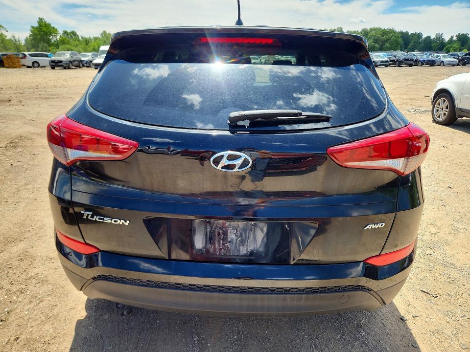 2018 Hyundai Tucson VIN KM8J2CA42JU803982 COPART salvage auction — MECHANICAL, Oh - Certificate Of Title, sold $2,450 on 2026-07-16 (photo 6)