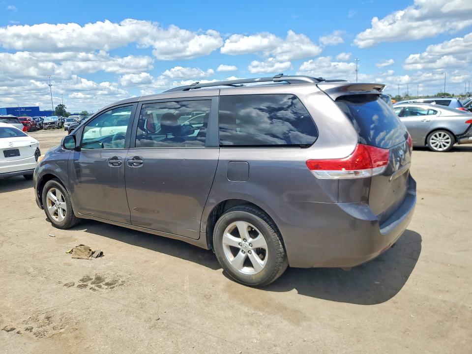 2011 Toyota Sienna VIN 5TDKK3DC3BS055664 COPART salvage auction — REAR END, Mi - Dealer Only Clean Title, sold $1,300 on 2026-07-02 (photo 2)