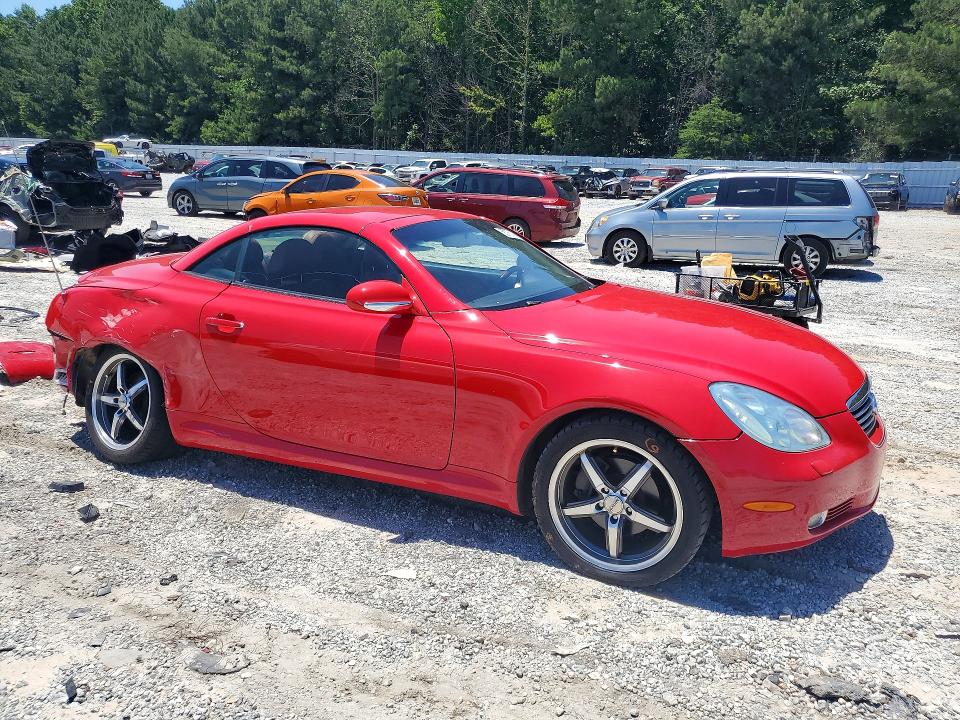 2005 Lexus Sc VIN JTHFN48Y950068669 COPART salvage auction — REAR END, GA - CERT OF TITLE-SALVAGE, sold $850 on 2026-07-29 (photo 4)