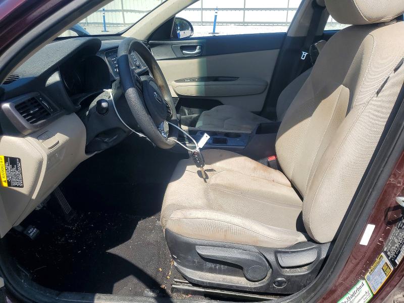 2016 Kia Optima VIN 5XXGT4L33GG102422 COPART salvage auction — REAR END, ID - SALVAGE CERTIFICATE OF TITLE, sold $925 on 2026-07-27 (photo 7)