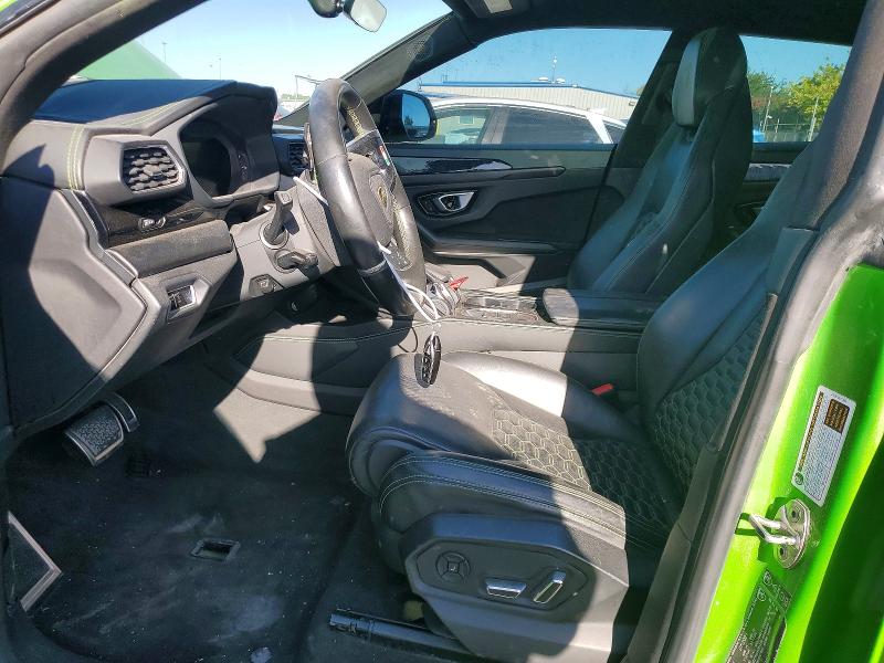 2021 Lamborghini Urus VIN ZPBUA1ZLXMLA15524 COPART salvage auction — FRONT END, FL - DIS/DLR/EXP ONLY CLEAN TITLE (P), sold $123,000 on 2026-07-28 (photo 7)