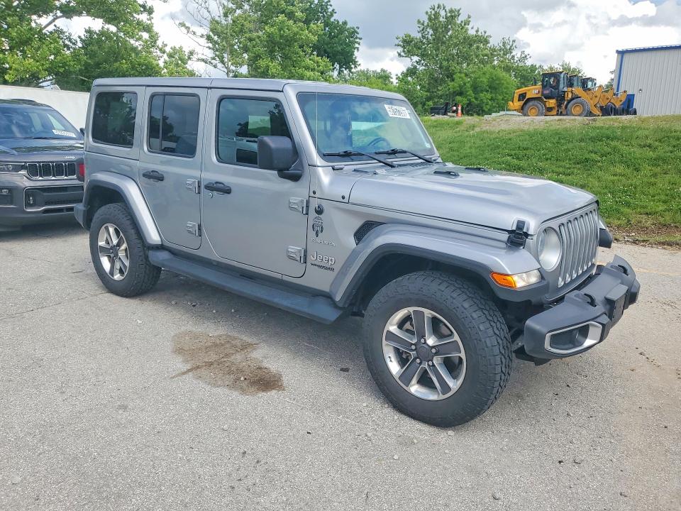 2021 Jeep Wrangler unlimited VIN 1C4HJXEG3MW582807 COPART salvage auction — FRONT END, MO - CERTIFICATE OF TITLE, sold $12,100 on 2026-07-16 (photo 4)