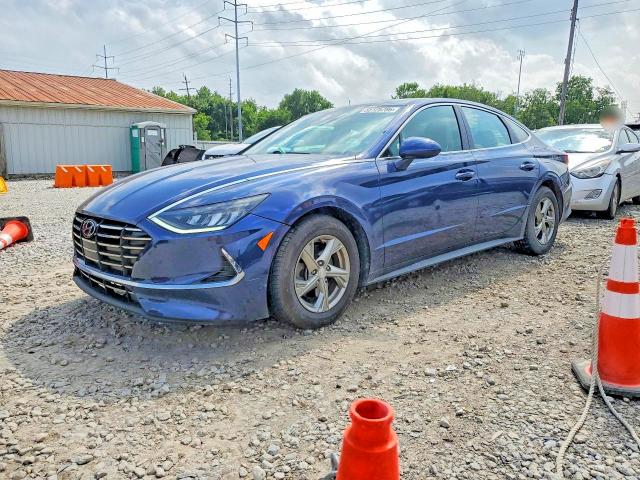 2021 Hyundai Sonata VIN 5NPEG4JA9MH111204 COPART salvage auction — REAR END, Oh - Cert Of Title-Salvage, sold $4,300 on 2026-07-07 (photo 1)