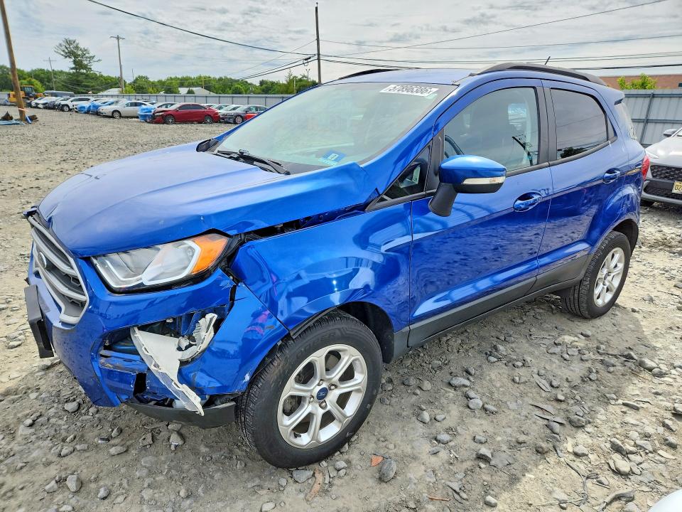2018 Ford Ecosport VIN MAJ6P1UL9JC192783 COPART salvage auction — FRONT END, Nj - Cert Of Title-Salvage, sold $1,900 on 2026-07-06 (photo 1)
