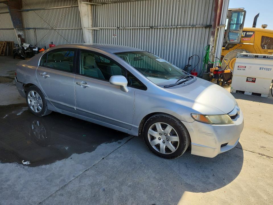 2009 Honda Civic VIN 19XFA16539E028086 COPART salvage auction — REAR END, Ca - Salvage Certificate, sold $1,000 on 2026-07-20 (photo 4)