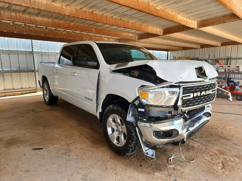 2022 Ram 1500 VIN 1C6RRFFGXNN287997 COPART salvage auction — FRONT END, Tx - Certificate Of Title, sold $8,100 on 2026-07-02 (photo 4)