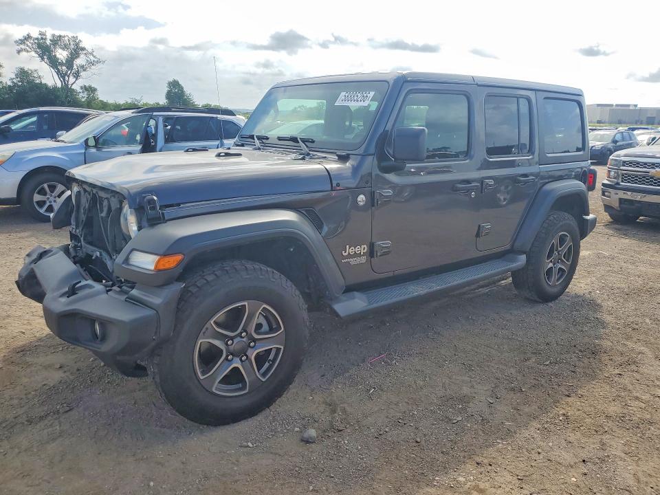 2018 Jeep Wrangler / VIN 1C4HJXDG7JW317174 COPART salvage auction — FRONT END, IA - CERT OF TITLE-SALVAGE TITLE, sold $10,300 on 2026-07-31 (photo 1)