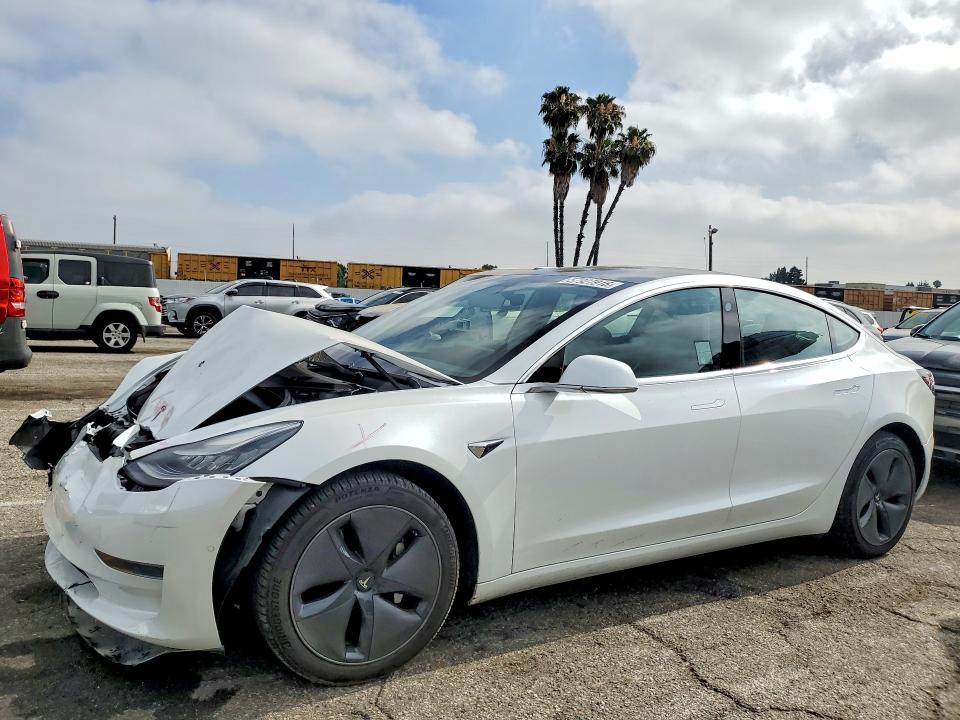 2020 Tesla VIN 5YJ3E1EA3LF660092 COPART salvage auction — FRONT END, CA - SALVAGE CERTIFICATE, sold $5,200 on 2026-07-31 (photo 1)