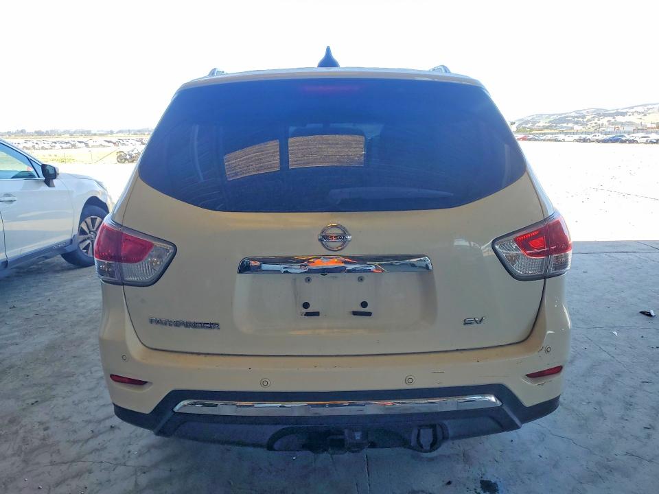 2015 Nissan Pathfinder VIN 5N1AR2MN1FC644931 COPART salvage auction — SIDE, Ca - Salvage Certificate, sold $275 on 2026-07-02 (photo 6)