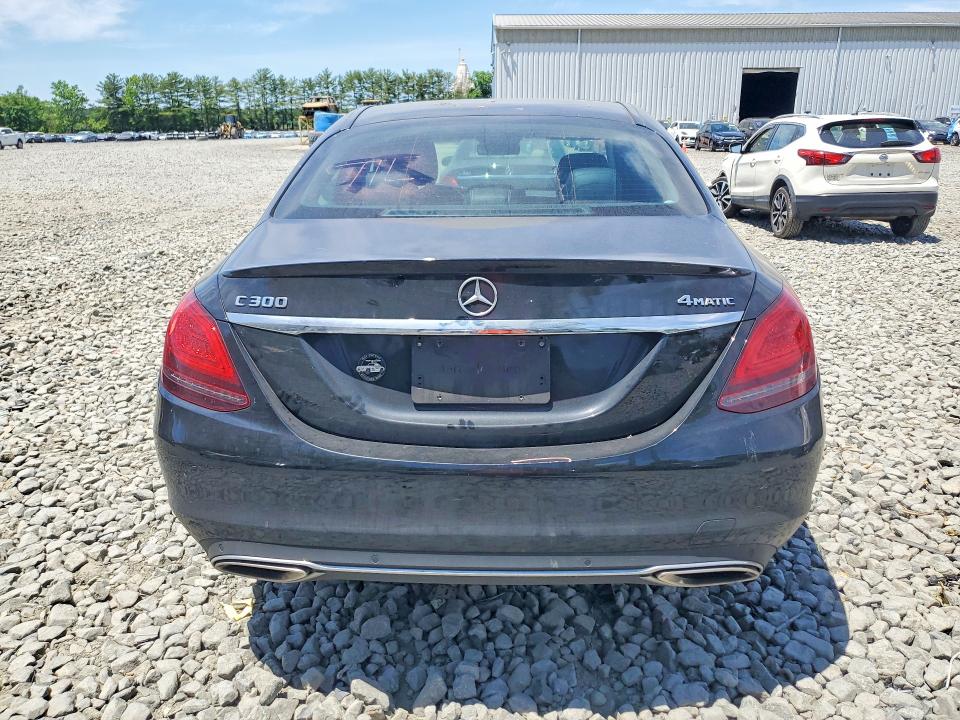 2020 Mercedes-benz C-klasse VIN W1KWF8EB8LR573980 COPART salvage auction — BIOHAZARD/CHEMICAL, Id - Salvage Certificate Of Title, sold $1,150 on 2026-07-29 (photo 6)