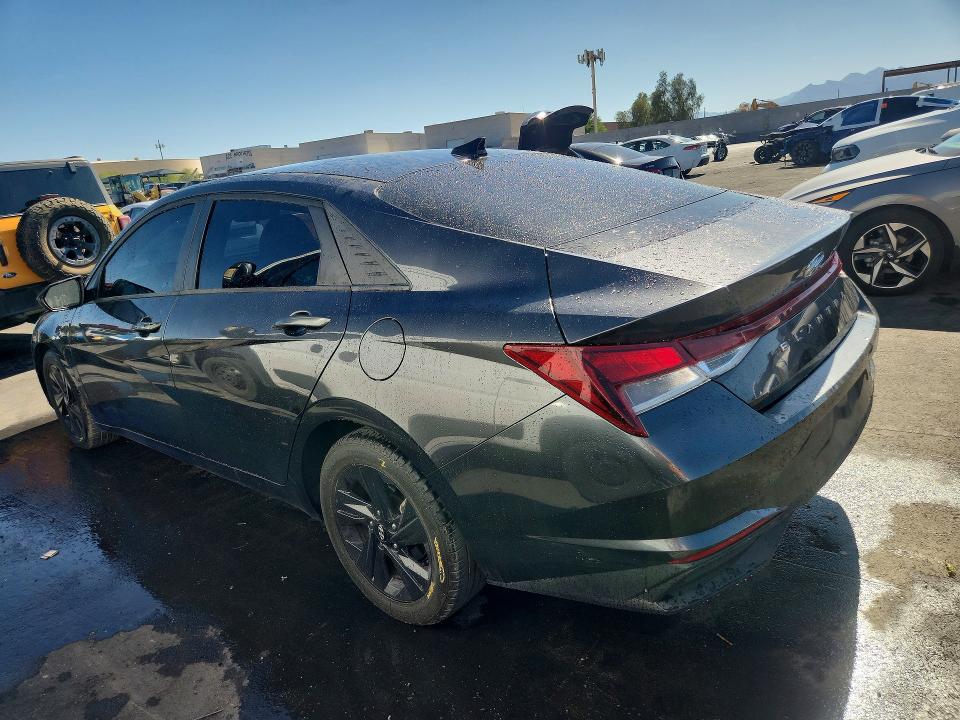 2021 Hyundai Elantra VIN 5NPLM4AG9MH025735 COPART salvage auction — MINOR DENT/SCRATCHES, Nv - Certificate Of Title, sold $8,500 on 2026-07-09 (photo 2)