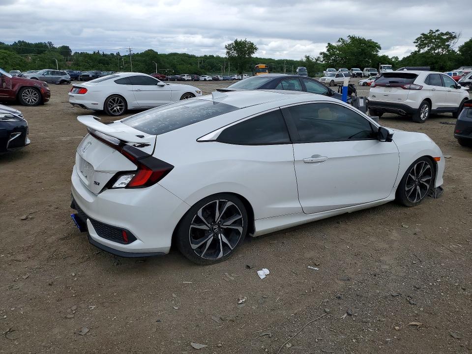 2019 Honda Civic VIN 2HGFC3A50KH753279 COPART salvage auction — STRIPPED, Va - Certificate Of Title (P), sold $8,300 on 2026-07-28 (photo 3)