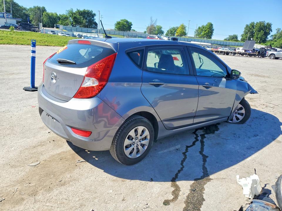 2017 Hyundai VIN KMHCT5AEXHU338484 COPART salvage auction — FRONT END, Mo - Salvage Certificate Of Title, sold $225 on 2026-07-31 (photo 3)