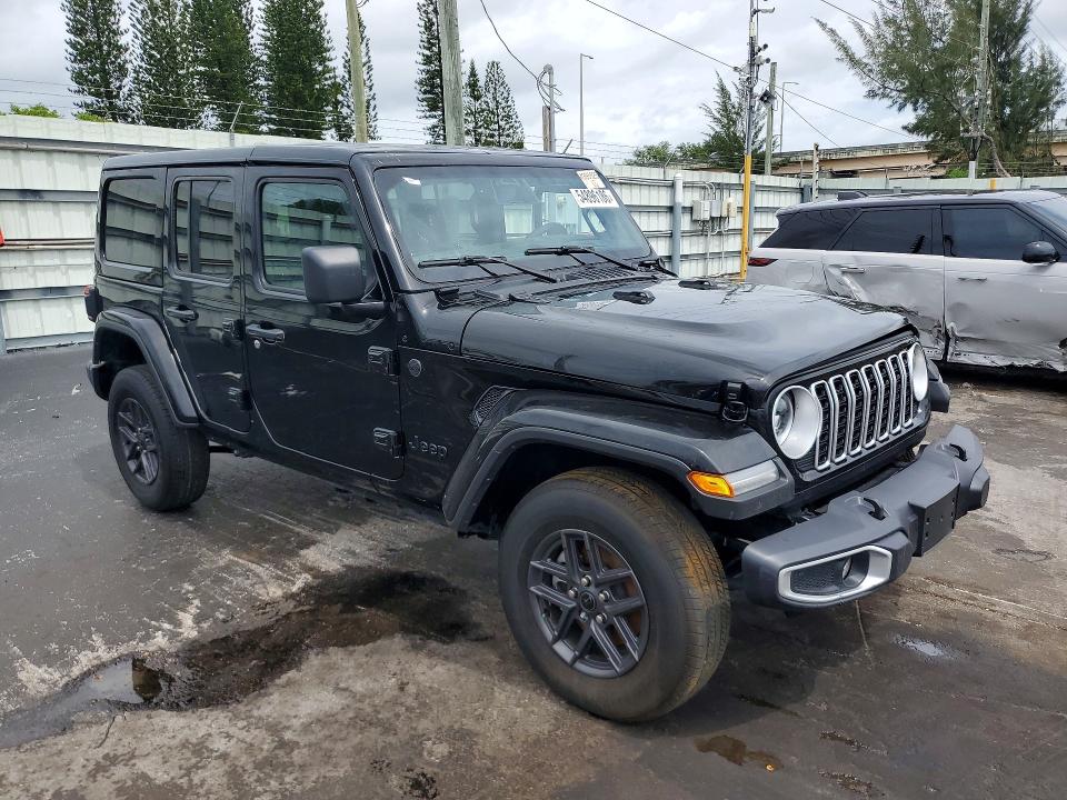 2025 Jeep Wrangler / VIN 1C4PJXEN8SW644242 COPART salvage auction — SIDE, Fl - Certificate Of Title, sold $16,500 on 2026-07-29 (photo 4)
