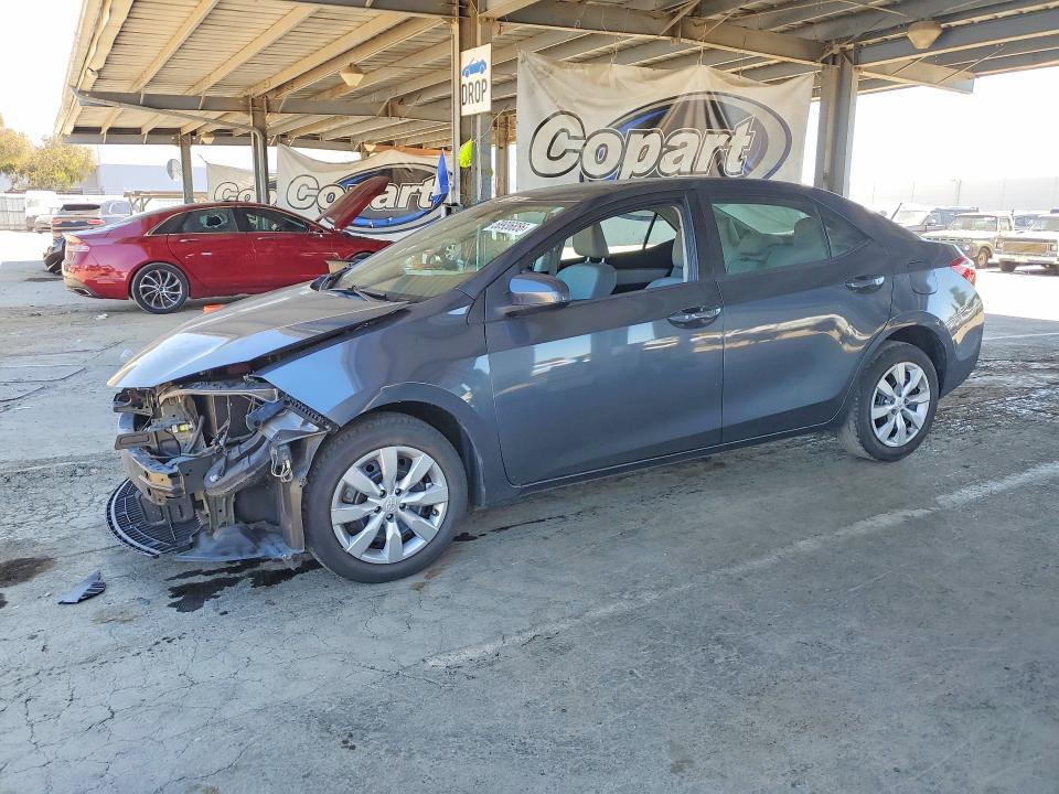 2015 Toyota VIN 5YFBURHE1FP333999 COPART salvage auction — FRONT END, Ca - Salvage Certificate, sold $5,200 on 2026-07-14 (photo 1)