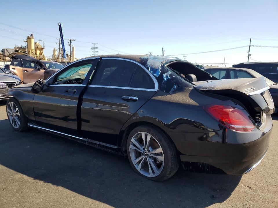 2021 Mercedes-benz C-klasse VIN W1KWF8DB4MR644983 COPART salvage auction — REAR END, Ca - Salvage Certificate, sold $1,200 on 2026-07-08 (photo 2)