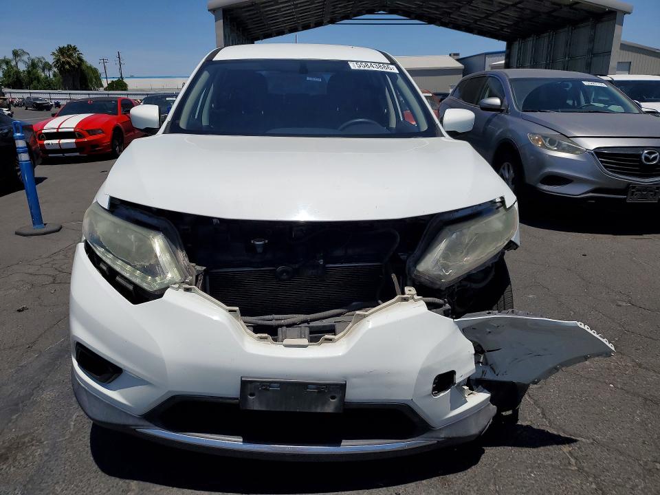 2016 Nissan Rogue sport VIN KNMAT2MVXGP630641 COPART salvage auction — FRONT END, Ca - Salvage Certificate, sold $825 on 2026-07-02 (photo 5)