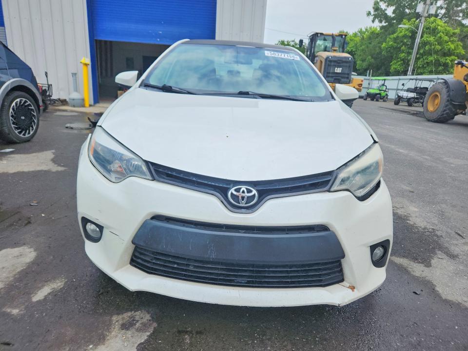 2014 Toyota Corolla VIN 5YFBPRHE7EP011891 COPART salvage auction — FRONT END, Pa - Cert Of Title, sold $3,050 on 2026-07-21 (photo 5)