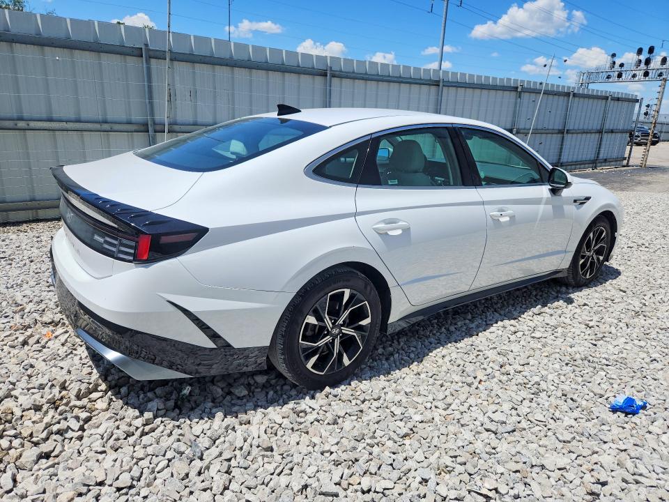 2025 Hyundai Sonata VIN KMHL64JA1SA459072 COPART salvage auction — REAR END, CO - SALVAGE TITLE, sold $10,100 on 2026-07-20 (photo 3)