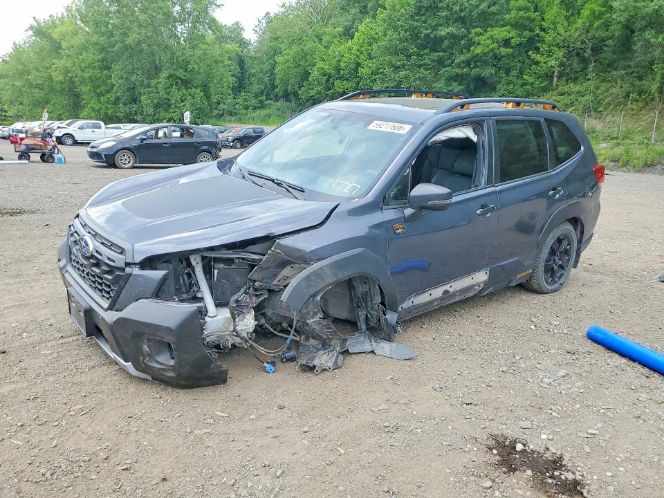 2024 Subaru Forester VIN JF2SKAJC5RH433654 COPART salvage auction — FRONT END, Ny - Mv-907A Salvage Certificate, sold $425 on 2026-07-23 (photo 1)