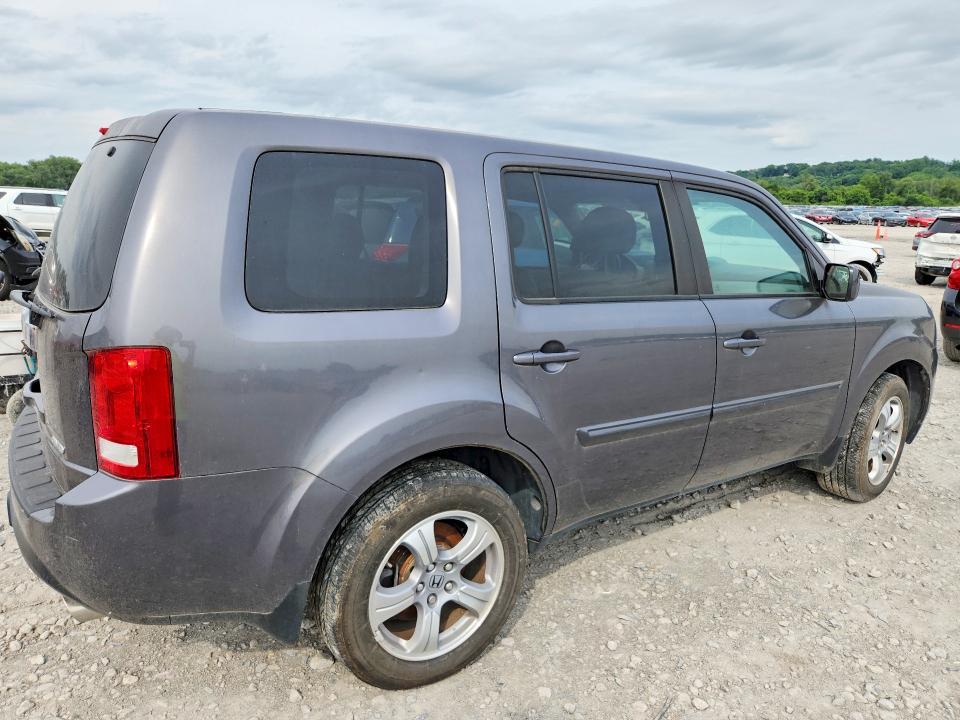 2014 Honda Pilot VIN 5FNYF4H5XEB055492 COPART salvage auction — FRONT END, Mo - Salvage Certificate Of Title, sold $4,750 on 2026-08-03 (photo 3)